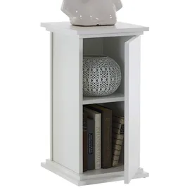 FMD Essex 1 Dekosäule 30,0 x 30,0 x 58,0 cm Weiß