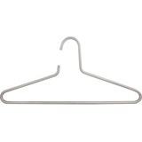 Pohl Petet starr - Kleiderbügel Metall mit Hosensteg - 2in1 Kleiderbügel und Hosenbügel, Edelstahl unbehandelt