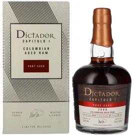 Dictador Rum CAPITULO I 43% vol 0,7 l Geschenkbox