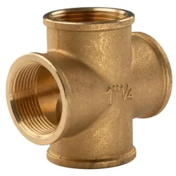 Messing Gewinde-Fitting Kreuzstück 1 1/4