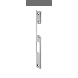Wilka Schließblech U-förmig Falle und Riegel rechts 245 x 24 x 6 mm Edelstahl
