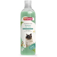 Beaphar Shampoo für Katzen, mit Macadamiaöl und Aloe Vera, pH-neutral, ohne Parabene, Vegan, 1er Pack
