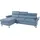 exxpo - sofa fashion Ecksofa EXXPO - SOFA FASHION "Maretto, bequem & komfortabel, bodenfrei, Breite 257cm, L-Form", blau, B:257cm H:96cm T:167cm, Luxus-Microfaser (100% Polyester), Sofas, Ecksofa, inkl. Kopf- bzw. Rückenverstellung, wahlweise mit Bettfunktion