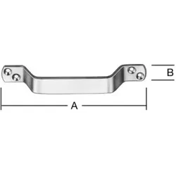 Handgriff 160x20 mm RF Edelstahl