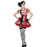 Leg Avenue Harlekina Clown - Karneval und Faschingskostüm (S)