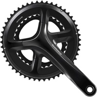 Unisex-Erwachsene FC-RS520 Crankset 2 x 12-Speed 50-34Z Black Radfahren, Colour, Size