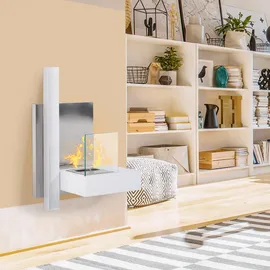 Homcom Ethanol-Kamin Weiß