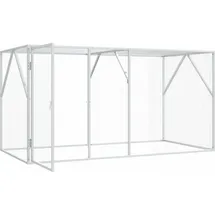 vidaXL Vogelkäfig Anthrazit 208 x 102 x 108 cm