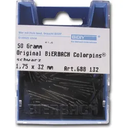 Colorpin farbig in Kunststoffboxen - - , 1,75 x 25 ; ca. 450 Stk