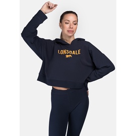 Lonsdale Queenscliff Kapuzenpullover - Navy / Orange - XL