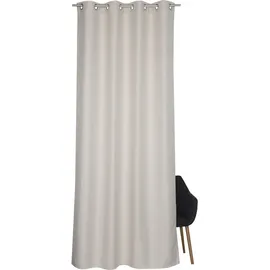 Schöner Wohnen Opaco Ösenschal 140 x 250 cm beige