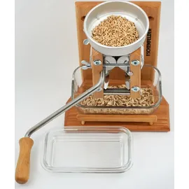 Eschenfelder Korn-Quetsche Wandmodell mit Alutrichter,