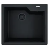 Franke Urban UBG 610-56 rechts Granit schwarz + Excenterbetätigung 560 x 480 mm