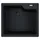 Franke Urban UBG 610-56 rechts Granit schwarz + Excenterbetätigung 560 x 480 mm