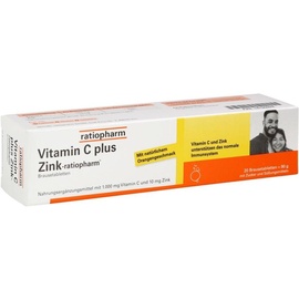 Ratiopharm Vitamin C plus Zink-ratiopharm Brausetabletten 20 St.