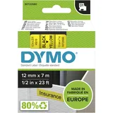 Dymo Original DirectLabel-Etiketten schwarz auf gelb 45018