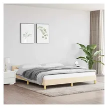 vidaXL Bettgestell 180 x 200 cm Creme