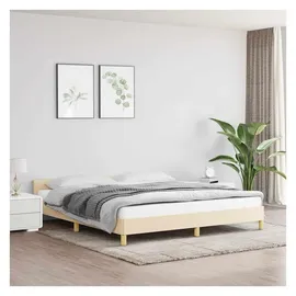 vidaXL Bettgestell 180 x 200 cm Creme