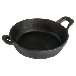 Olympia gusseiserne runde Servierpfanne mit Griffen 18cm