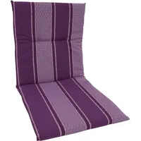 DEGAMO Auflage BERN für Sessel, violett gestreift