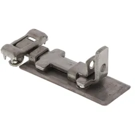 Burg Wächter Panzer-Riegel L.60mm B.23mm VA Ösen-D. 5mm BURG-WÄCHTER