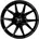 9x19 ET44 5x112 66 7 Satin Black Matt