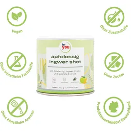 For You eHealth for you Apfelessig Ingwer Shot Pulver 100 g