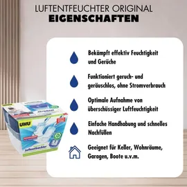 UHU Luftentfeuchter Feuchtigkeitsmagnet Original 450 g