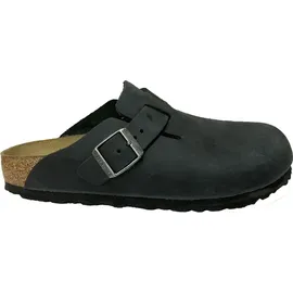 Birkenstock Boston Nubukleder geölt schwarz 43