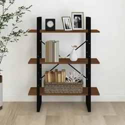 vidaXL Bücherregal Braun Eichen-Optik 80x30x105 cm Holzwerkstoff