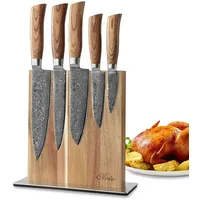 Wakoli Edib Pro 5er Damastmesser-Set I Holzbox I 8-20cm