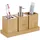 Relaxdays Badaccessoire-Set Braun