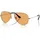 Ray-Ban Aviator Large Metal Unisex-Sonnenbrille Vollrand Pilot Metall-Gestell, grau