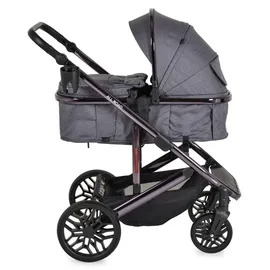 Moni Kombikinderwagen 3 in 1 grau