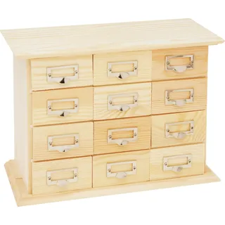 Apothekerschränkchen Deko Schrank aus Kiefernholz