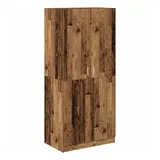 vidaXL Kleiderschrank Altholz-Optik 90x52x200 cm Holzwerkstoff