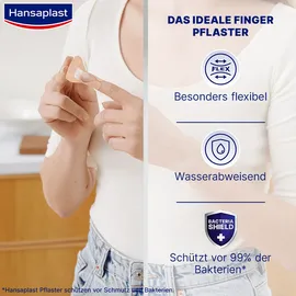 BEIERSDORF Hansaplast Elastic Fingerkuppen Pflasterstrips