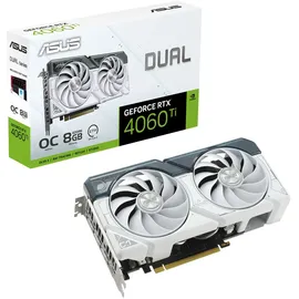 Asus Dual GeForce RTX 4060 Ti White OC 8 GB GDDR6 90YV0J42-M0NA00