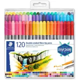 Staedtler Doppelfasermaler 120 St. mehrfarbig