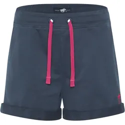 Sweatshorts mit Kontrast-Akzenten dunkelblau XS