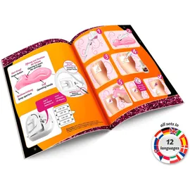 Lena Airbrush Tattoo Studio mit 100 Schablonen und 4 Glitter Farben