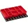 QBRICK SYSTEM Container Set Nr. 6 Werkstattwand 39 x 35 cm mit 8 Behältern für Pro Organizer 100 / 200