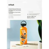 Cricut Sticker Set Waterproof A4 Folien-Set Schnittbreite 29.7cm Weiß