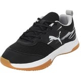 PUMA Varion li Jr Indoor Court Shoe, Black Cool Light Gray Yellow Blaze Gum, 35 EU