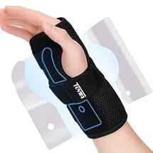 TOVIKI Handgelenkstütze Handgelenkbandage rechts 2 Metallschienen