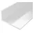 GAH Alberts Winkelprof. ungl.schenkel., ungelocht L1000x B20x H10x S1, 5mm Kunststoff