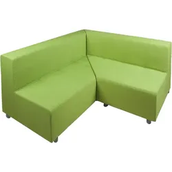 Sofa mit Lehne, Stoffbezug, Sitzhöhe 39 cm