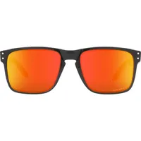 OAKLEY Holbrook XL Black Ink Sonnenbrille prizm Polarized schwarz, Gelb/Orange-Verspiegelt