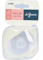Difrax Capuchon de tétine M/L Bonnets, Capuchons, Coquilles De Poitrine 2 pc(s)
