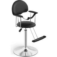 Physa Kinder Kosmetikstuhl Kinder Friseursessel Friseur KunstLEDer Schwar